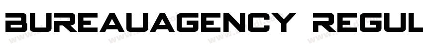 BureauAgency Regular字体转换